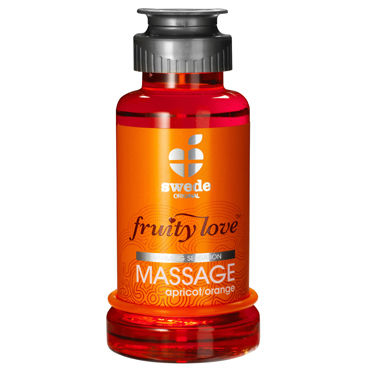 Swede Fruity Love Massage, 100мл, Лосьон для массажа с ароматом абрикоса и апельсина Swede Fruity Love Massage, 100мл, Лосьон для массажа с ароматом абрикоса и апельсина