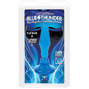 Doc Johnson Blue Thunder Ultimate Penetrator - Анальная пробка - купить в секс шопе Doc Johnson Blue Thunder Ultimate Penetrator - Анальная пробка - купить в секс шопе