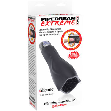 Pipedream Extreme Toyz Vibrating Roto-Teazer, Мастурбатор с функцией вибрации и ротации Pipedream Extreme Toyz Vibrating Roto-Teazer, Мастурбатор с функцией вибрации и ротации
