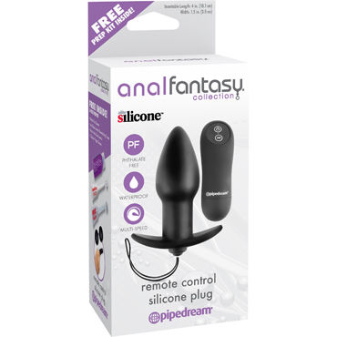 Pipedream Anal Fantasy Collection Remote Control Silicone Plug, Анальная вибропробка Pipedream Anal Fantasy Collection Remote Control Silicone Plug, Анальная вибропробка