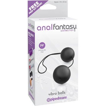 Pipedream Anal Fantasy Collection Vibro Balls, Анальные шарики, пластиковые Pipedream Anal Fantasy Collection Vibro Balls, Анальные шарики, пластиковые