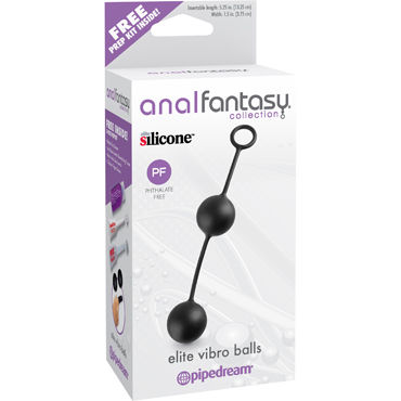 Pipedream Anal Fantasy Collection Elite Vibro Balls, Анальные шарики, силиконовые Pipedream Anal Fantasy Collection Elite Vibro Balls, Анальные шарики, силиконовые