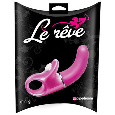 Pipedream Le Reve G Spot Mini Vibe, розовый, мини вибратор для точки G и клитора Pipedream Le Reve G Spot Mini Vibe, розовый, мини вибратор для точки G и клитора