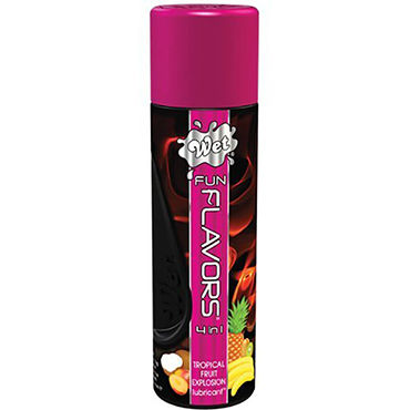 Wet Fun Flavors Tropical Fruit Explosion, 302 мл, Универсальный лубрикант с ароматом тропических фруктов Wet Fun Flavors Tropical Fruit Explosion, 302 мл, Универсальный лубрикант с ароматом тропических фруктов
