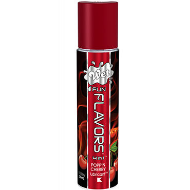 Wet Fun Flavors PoppN Cherry, 302 мл, Универсальный лубрикант с ароматом вишни Wet Fun Flavors PoppN Cherry, 302 мл, Универсальный лубрикант с ароматом вишни