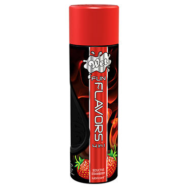 Wet Fun Flavors Seductive Strawberry, 302 мл, Универсальный лубрикант с ароматом клубники Wet Fun Flavors Seductive Strawberry, 302 мл, Универсальный лубрикант с ароматом клубники