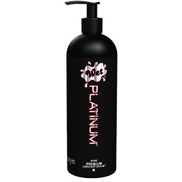Wet Platinum, 445 мл, Густой силиконовый лубрикант Wet Platinum, 445 мл, Густой силиконовый лубрикант