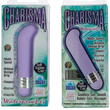 California Exotic Charisma G Vibrator, фиолетовый - Вибратор с загнутым кончиком - купить в секс шопе California Exotic Charisma G Vibrator, фиолетовый - Вибратор с загнутым кончиком - купить в секс шопе