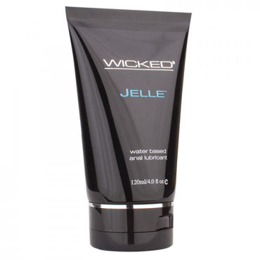 Wicked Jelle, 120мл, Анальный лубрикант на водной основе, с антибактериальным эффектом Wicked Jelle, 120мл, Анальный лубрикант на водной основе, с антибактериальным эффектом