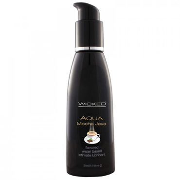 Wicked Aqua Mocha Java, 120мл, Съедобный лубрикант со вкусом кофе Мокка Wicked Aqua Mocha Java, 120мл, Съедобный лубрикант со вкусом кофе Мокка