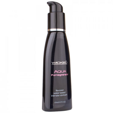 Wicked Aqua Pomegranate, 120мл, Съедобный лубрикант со вкусом сладкого граната Wicked Aqua Pomegranate, 120мл, Съедобный лубрикант со вкусом сладкого граната