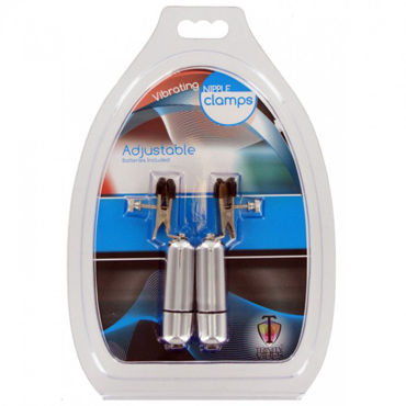 XR Brands Adjustable Nipple Clamps - Виброклипсы для сосков - купить в секс шопе XR Brands Adjustable Nipple Clamps - Виброклипсы для сосков - купить в секс шопе