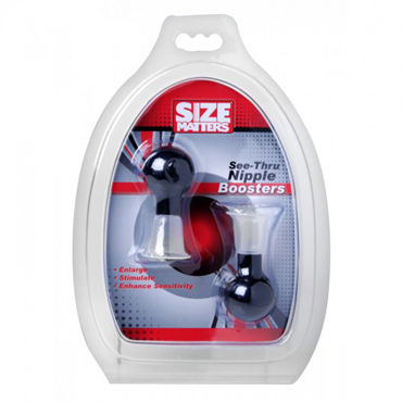 XR Brands Size Matters Nipple Busters - Вакуумные стимуляторы для сосков - купить в секс шопе XR Brands Size Matters Nipple Busters - Вакуумные стимуляторы для сосков - купить в секс шопе