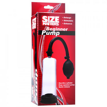 XR Brands Size Matters Beginner Pump - Мужская помпа для новичков - купить в секс шопе XR Brands Size Matters Beginner Pump - Мужская помпа для новичков - купить в секс шопе