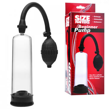 XR Brands Size Matters Beginner Pump, Мужская помпа для новичков XR Brands Size Matters Beginner Pump, Мужская помпа для новичков