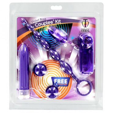 XR Brands Violet Bliss - Набор секс-игрушек, 4 предмета - купить в секс шопе XR Brands Violet Bliss - Набор секс-игрушек, 4 предмета - купить в секс шопе