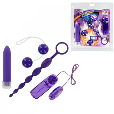 XR Brands Violet Bliss, Набор секс-игрушек, 4 предмета XR Brands Violet Bliss, Набор секс-игрушек, 4 предмета