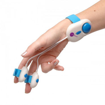 XR Brands Dobla Double Finger Massager, Двойная вибронасадка на пальцы и другие товары XR Brands с фото XR Brands Dobla Double Finger Massager, Двойная вибронасадка на пальцы и другие товары XR Brands с фото