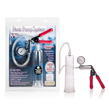 California Exotic Dr Joel Kaplan Penis Pump System, Вакуумная помпа с монометром California Exotic Dr Joel Kaplan Penis Pump System, Вакуумная помпа с монометром