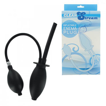 XR Brands Clean Stream, Надувающийся плаг для клизмы XR Brands Clean Stream, Надувающийся плаг для клизмы