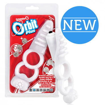 Screaming Orbit Plus, Кольцо на пенис с двумя стимуляторами Screaming Orbit Plus, Кольцо на пенис с двумя стимуляторами