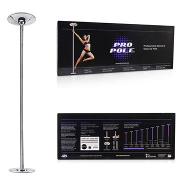 Lux Fetish Pro Pole, Профессиональный шест с крутящейся рампой Lux Fetish Pro Pole, Профессиональный шест с крутящейся рампой