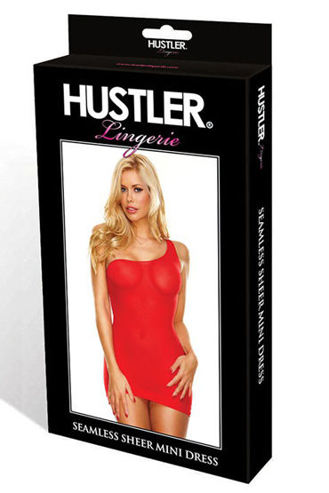 Hustler Мини-плате, красное - С бретелью на одно плечо - купить в секс шопе Hustler Мини-плате, красное - С бретелью на одно плечо - купить в секс шопе