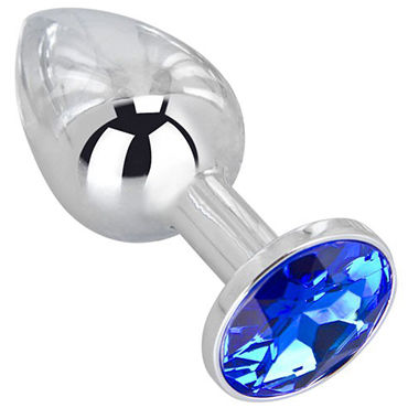 Erotic Fantasy Blue Space, Мини-плаг из стали с кристаллом Erotic Fantasy Blue Space, Мини-плаг из стали с кристаллом