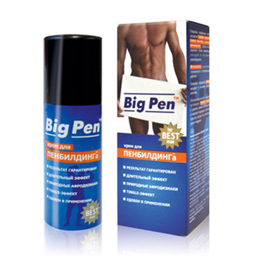 Bioritm Big Pen, 20 мл, Крем для увеличения полового члена Bioritm Big Pen, 20 мл, Крем для увеличения полового члена