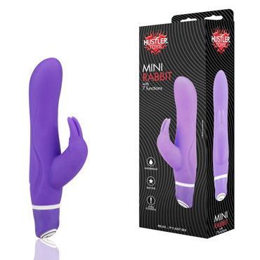 Hustler Mini Rabbit, фиолетовый, Мощный вибратор с функцией быстрого выключения Hustler Mini Rabbit, фиолетовый, Мощный вибратор с функцией быстрого выключения