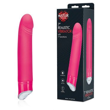 Hustler Realistic Vibrator, Вибратор с реалистичной головкой Hustler Realistic Vibrator, Вибратор с реалистичной головкой