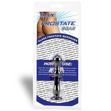 BlueLine Glass Prostate Massager, черный - Массажер мини-размера - купить в секс шопе BlueLine Glass Prostate Massager, черный - Массажер мини-размера - купить в секс шопе