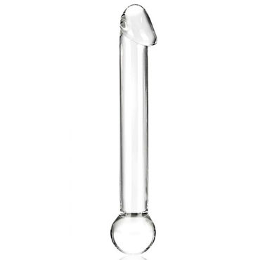 Glas Realistic Head Glass Dildo, прозрачный - фото, отзывы Glas Realistic Head Glass Dildo, прозрачный - фото, отзывы