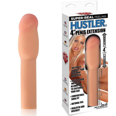 Hustler Насадка Jesse Jane by Hustler, телесный, Для увеличения члена на 10 см Hustler Насадка Jesse Jane by Hustler, телесный, Для увеличения члена на 10 см