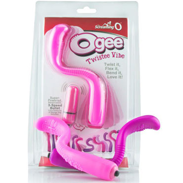 The Screaming O Gee вибратор, сиреневый, Двухсторонний и гнущийся The Screaming O Gee вибратор, сиреневый, Двухсторонний и гнущийся