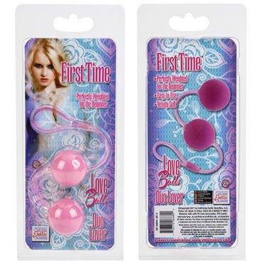 California Exotic First Time Love Balls, розовый - Вагинальные шарики - купить в секс шопе California Exotic First Time Love Balls, розовый - Вагинальные шарики - купить в секс шопе