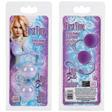 California Exotic First Time Love Balls, фиолетовый - Вагинальные шарики - купить в секс шопе California Exotic First Time Love Balls, фиолетовый - Вагинальные шарики - купить в секс шопе