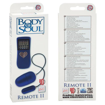 California Exotic Body & Soul Remote II - Двойной вибромассажер на радиоуправлении - купить в секс шопе California Exotic Body & Soul Remote II - Двойной вибромассажер на радиоуправлении - купить в секс шопе