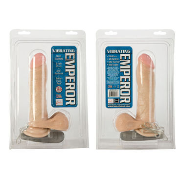 California Exotic Vibrating Emperors 18 см, телесный - Реалистичный вибратор на присоске - купить в секс шопе California Exotic Vibrating Emperors 18 см, телесный - Реалистичный вибратор на присоске - купить в секс шопе