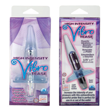California Exotic High Intensity Vibro Tease, голубой - Анальный вибростимулятор - купить в секс шопе California Exotic High Intensity Vibro Tease, голубой - Анальный вибростимулятор - купить в секс шопе