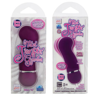 California Exotic Mini Jumpin Gyrator, фиолетовый - Вибростимулятор точки G - купить в секс шопе California Exotic Mini Jumpin Gyrator, фиолетовый - Вибростимулятор точки G - купить в секс шопе