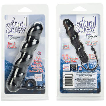 California Exotic Dr Joel Kaplan Anal Screw - Анальный гибкий шуруп - купить в секс шопе California Exotic Dr Joel Kaplan Anal Screw - Анальный гибкий шуруп - купить в секс шопе