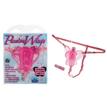 California Exotic Passion Wings, розовый, Клиторальный стимулятор с вибрацией California Exotic Passion Wings, розовый, Клиторальный стимулятор с вибрацией