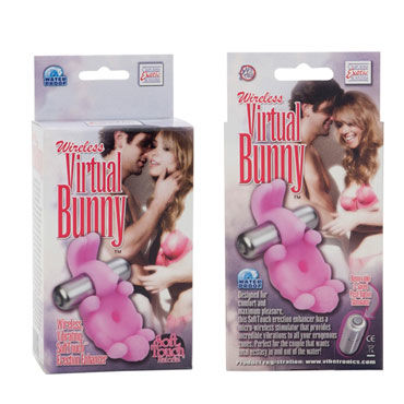 California Exotic Wireless Virtual Bunny, розовый - Эрекционное кольцо с вибрацией - купить в секс шопе California Exotic Wireless Virtual Bunny, розовый - Эрекционное кольцо с вибрацией - купить в секс шопе