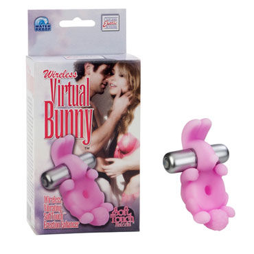 California Exotic Wireless Virtual Bunny, розовый, Эрекционное кольцо с вибрацией California Exotic Wireless Virtual Bunny, розовый, Эрекционное кольцо с вибрацией