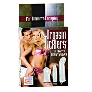 California Exotic Orgasm Ticklers - Насадки на пальцы - купить в секс шопе California Exotic Orgasm Ticklers - Насадки на пальцы - купить в секс шопе