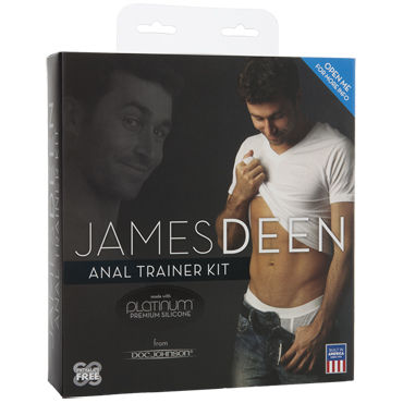 Doc Johnson James Deen Signature Anal Trainer Kit - Набор для анальной стимуляции - купить в секс шопе Doc Johnson James Deen Signature Anal Trainer Kit - Набор для анальной стимуляции - купить в секс шопе