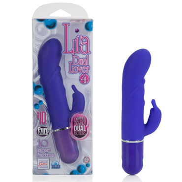 California Exotic Lia Dual Lover 4, фиолетовый, Вибратор с клиторальным стимулятором California Exotic Lia Dual Lover 4, фиолетовый, Вибратор с клиторальным стимулятором