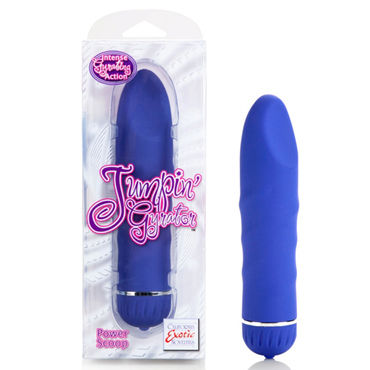 California Exotic Jumpin Gyrator Power Scoop, синий, Мощный вибратор классической формы California Exotic Jumpin Gyrator Power Scoop, синий, Мощный вибратор классической формы