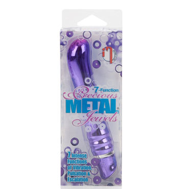 California Exotic Precious Metal Jewels Sensuous G Vibe, фиолетовый - Вибратор с металлическим покрытием - купить в секс шопе California Exotic Precious Metal Jewels Sensuous G Vibe, фиолетовый - Вибратор с металлическим покрытием - купить в секс шопе
